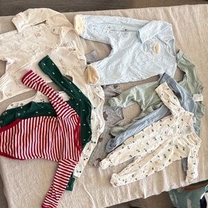 Long Sleeved Baby Boy 100% cotton pajamas 3 months